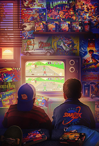 Super Nintendo - Mario Kart